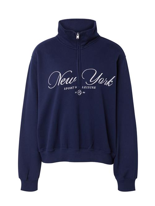 HOLLISTER Sweatshirt  navy / hvid