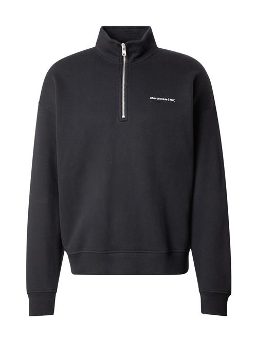 Abercrombie & Fitch Sweatshirt 'TIMELESS'  sort / hvid