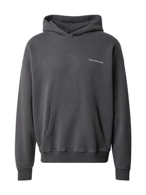 Abercrombie & Fitch Sweatshirt  mørkegrå / hvid