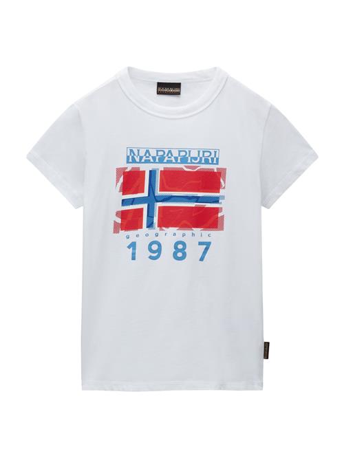 NAPAPIJRI Shirts 'K S-MATS'  blå / marin / rød / hvid