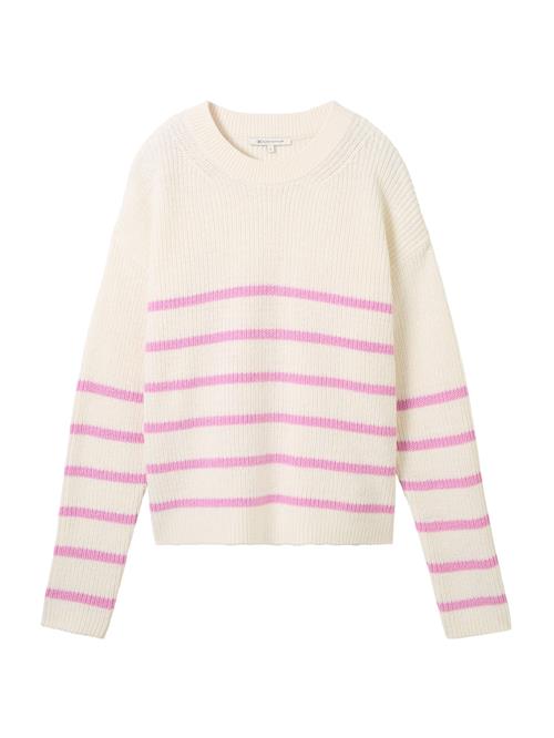 Se TOM TAILOR DENIM Pullover  pink / pastelpink ved About You