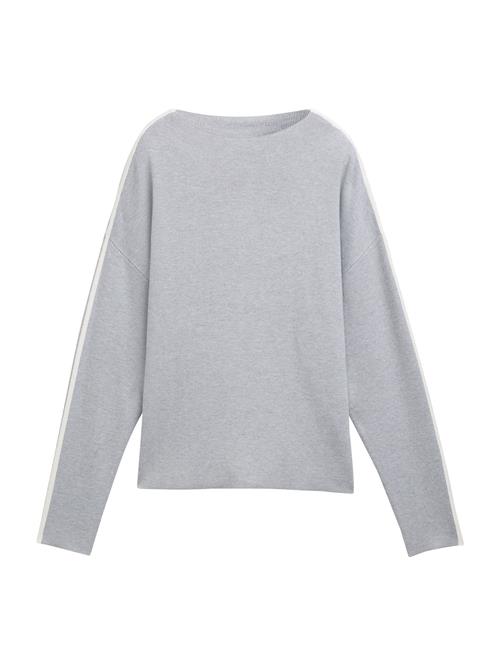 Se TOM TAILOR DENIM Pullover  lysegrå / offwhite ved About You