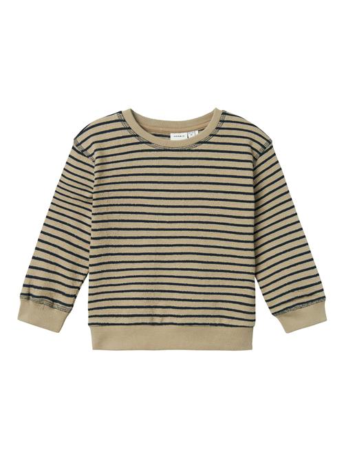 NAME IT Sweatshirt 'NMMSiam'  mørkebeige / natblå