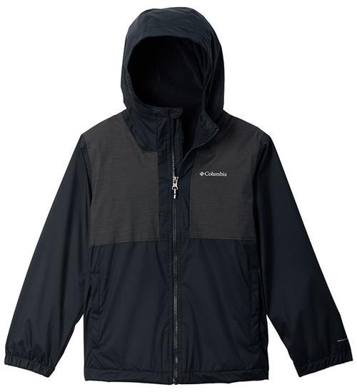 Se Columbia Regnjakke m. Fleece - Rainy Trails II - Sort ved KidsWorld