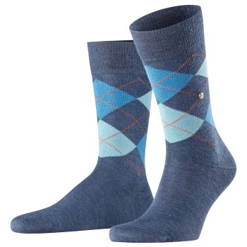 Burlington Strømper Edinburgh Wool Sock Lyseblå Str 40/46 Herre