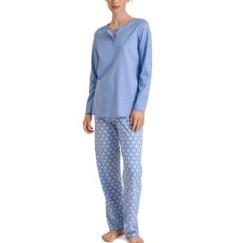 Calida Shell Nights Pyjamas Lyseblå bomuld Small Dame