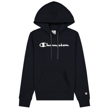 Champion Classics Women Hooded Sweatshirt Marineblå Large Dame