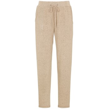 Se Damella Knitted Lounge Pants Beige Medium Dame ved Timarco