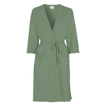 Damella Viscose Plain Wave Robe Lysegrøn Bambus X-Large Dame