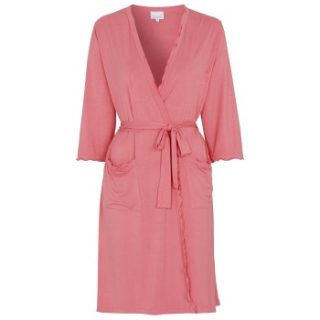 Damella Viscose Plain Wave Robe CL2 Koral Bambus Large Dame