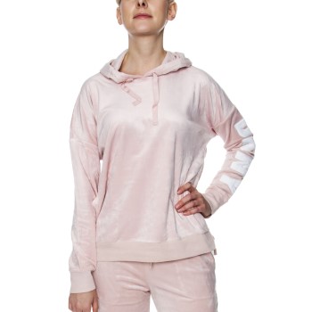 Se DKNY Homewear DKNY Modern Generation LS Top With Hood Lyserosa polyester X-Small Dame ved Timarco