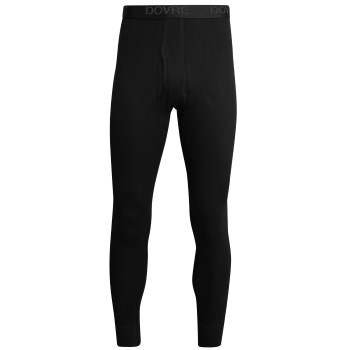 Dovre Long Johns Sort bomuld Large Herre