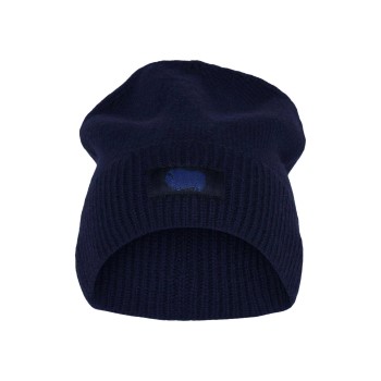 Se Dovre Mens Wool Beanie Marineblå uld One Size Herre ved Timarco