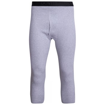 Dovre Three Quarter Long Johns Grå bomuld Medium Herre