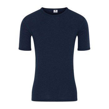 Dovre Wool T-shirt Marineblå merinould Large Herre