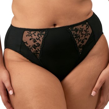 Elomi Trusser Zarla High Leg Brief Sort polyamid X-Large Dame