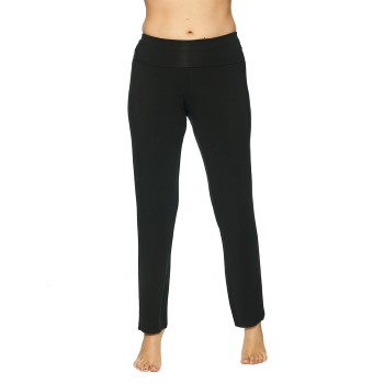 Lady Avenue Bamboo Lounge Pants Sort Bambus Medium Dame