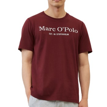 Marc O'Polo Marc O Polo Organic Cotton Basic SS Pyjama Rød økologisk bomuld X-Large Herre