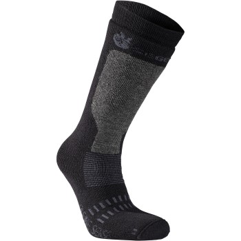 Seger Strømper Alpine Plus Protection Sock Sort merinould Str 34/36