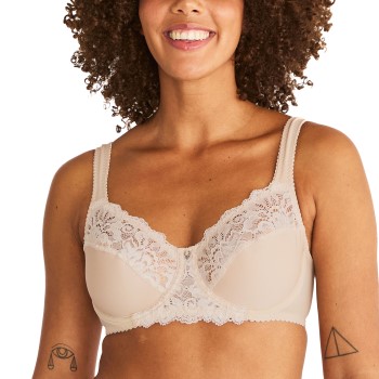 Swegmark Bh Support Wire Bra Beige B 75 Dame