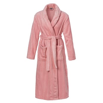 Se Trofé Trofe Braid Fleece Robe Rosa polyester Medium Dame ved Timarco