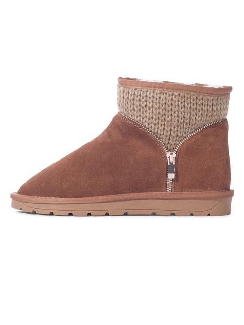 Se Gooce Snowboots 'Tory'  beige-meleret / brun / sort / hvid ved About You