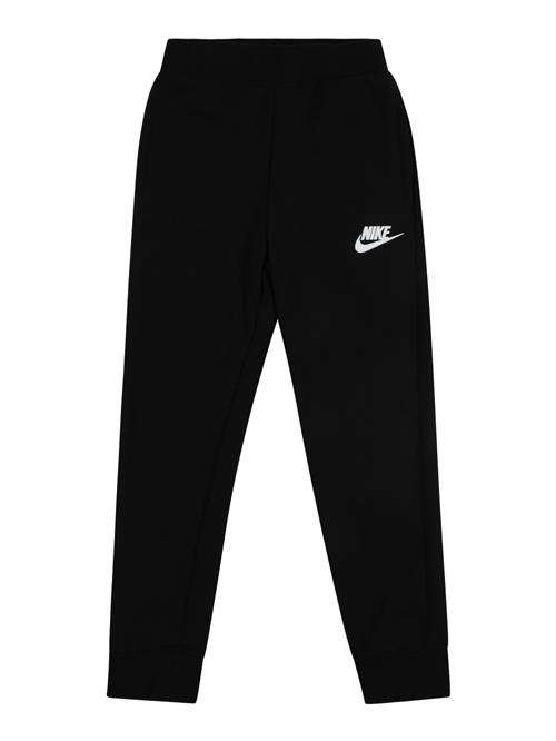 Nike Sportswear Bukser 'Club Fleece'  sort / hvid