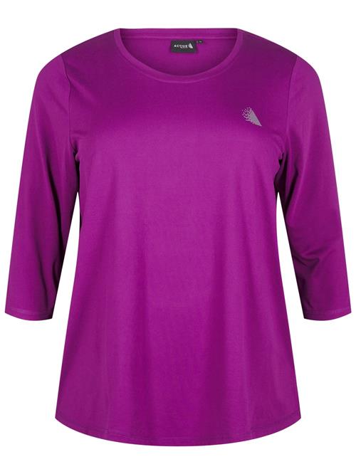 Active by Zizzi Funktionsbluse  lilla / sort