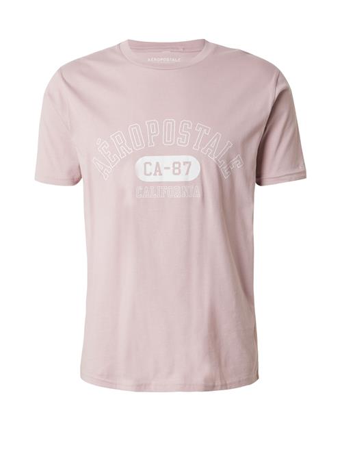 AÉROPOSTALE Bluser & t-shirts 'CA-87'  pastellilla / hvid