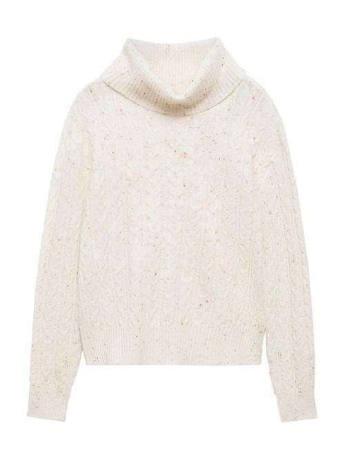 MANGO Pullover 'TRENZI'  ecru / brun