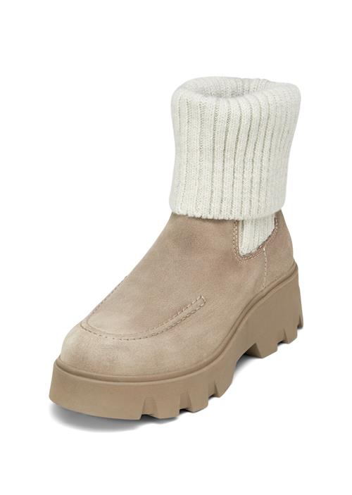 Marc O'Polo Chelsea Boots 'Liliam 10B'  beige / hvid-meleret