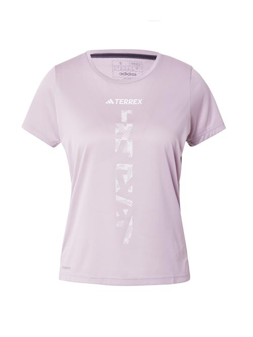 Se ADIDAS TERREX Funktionsbluse 'AGRAVIC'  lilla / hvid ved About You