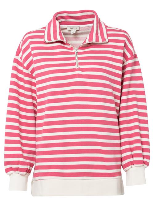 Oasis Sweatshirt  pink / hvid