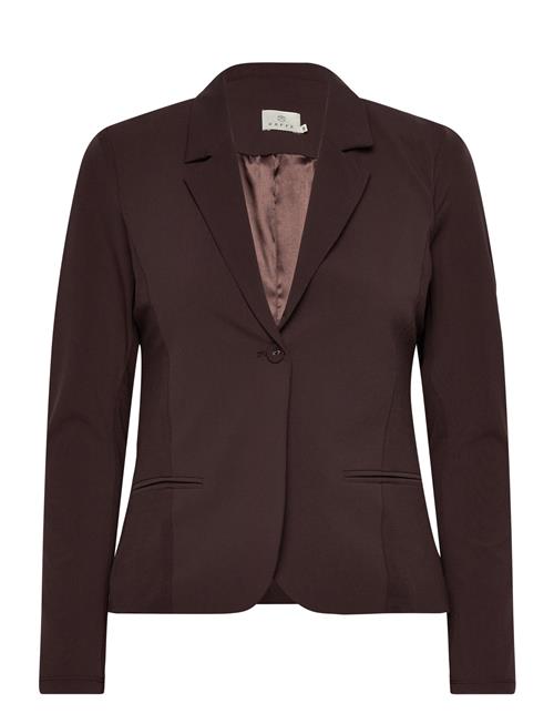 Se Kaffe Jillian Blazer Kaffe Brown ved Booztlet