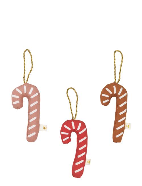 Se Fabelab Ornaments Embroidered - Candycane - Mix Fabelab Patterned ved Booztlet