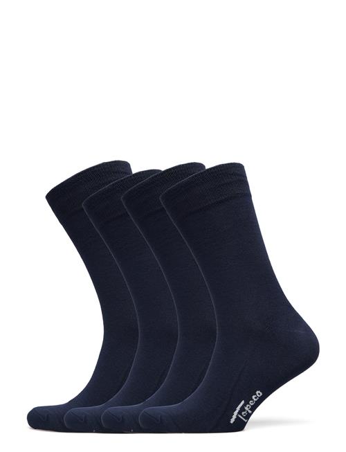 Socks 4P, Bamboo TOPECO Navy