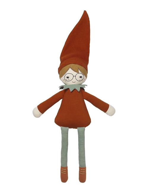 Se Fabelab Christmas Elf Doll - Hugo Fabelab Patterned ved Booztlet