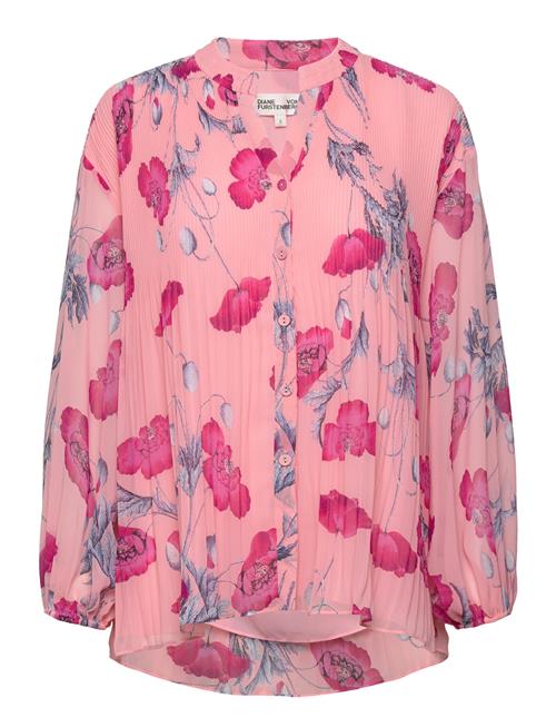 Se Diane von Furstenberg Dvf Nate Blouse Diane Von Furstenberg Pink ved Booztlet