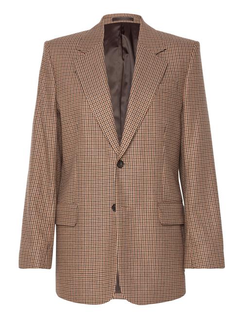 Se Filippa K Single Breasted Blazer Filippa K Brown ved Booztlet