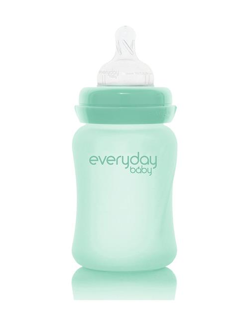 Se Everyday Baby Glass Baby Bottle Healthy + Mint Green 150Ml Everyday Baby Green ved Booztlet