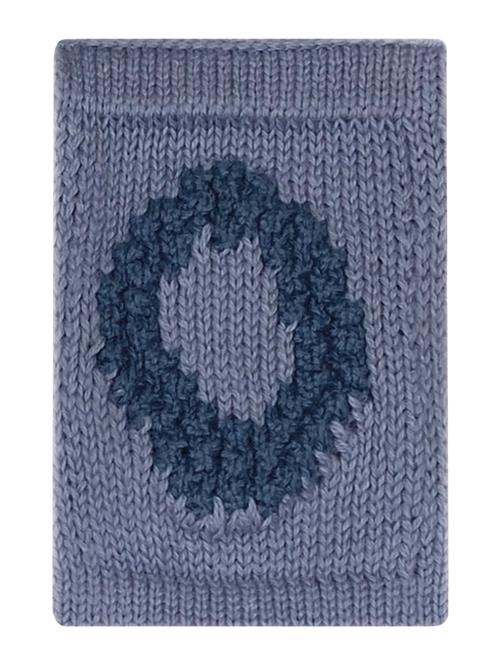 Knitted Letter O, Blue Smallstuff Blue