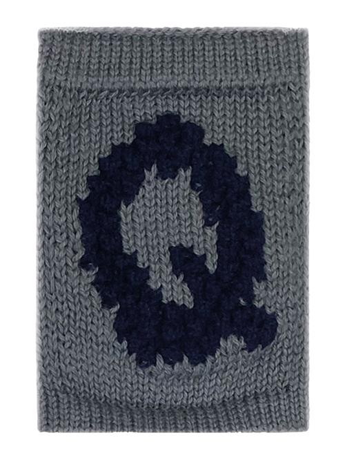 Knitted Letter Q, Blue Smallstuff Blue