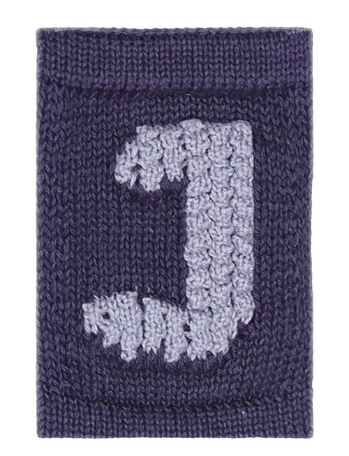 Knitted Letter J, Blue Smallstuff Blue