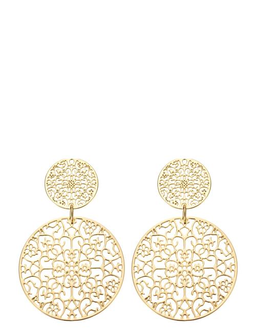 By Jolima Double Spinn Earring By Jolima Gold