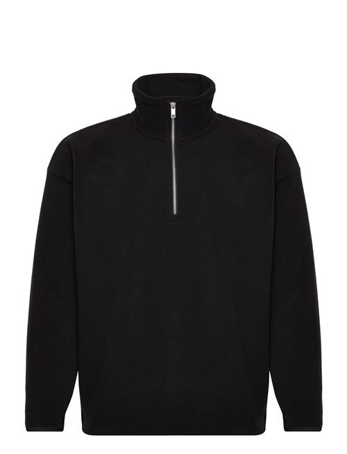 Se Tom Tailor Relaxed Fleece Troyer Tom Tailor Black ved Booztlet