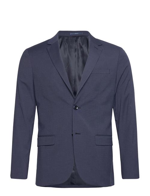 Se Mango Super Slim-Fit Suit Jacket In Stretch Fabric Mango Navy ved Booztlet