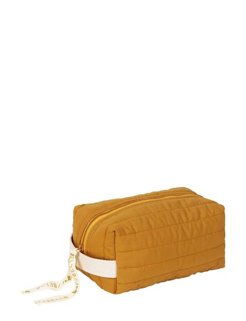 Quilted Toiletry Bag - Ochre Fabelab Yellow