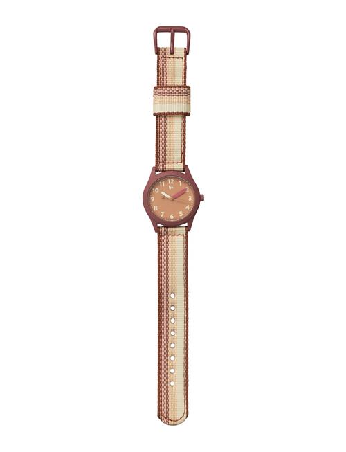 Fabelab Kids Watch - Stripes - Clay Fabelab Pink