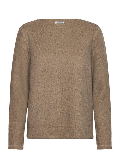 Cozy Rib Sweatshirt Tom Tailor Beige