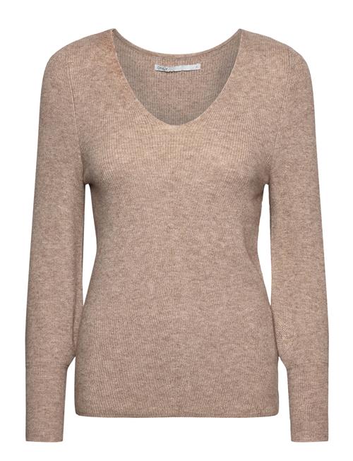 Onlatia L/S V-Neck Cuff Knt Noos ONLY Beige